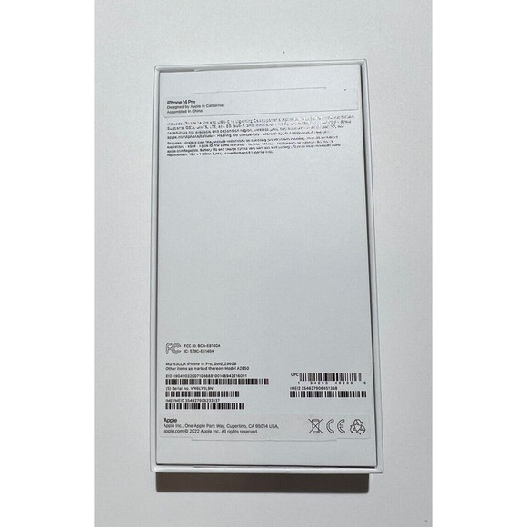 Apple iPhone 14 Pro Gold 128GB Empty BOX ONLY with Stickers No Phone - Picture 2 of 5